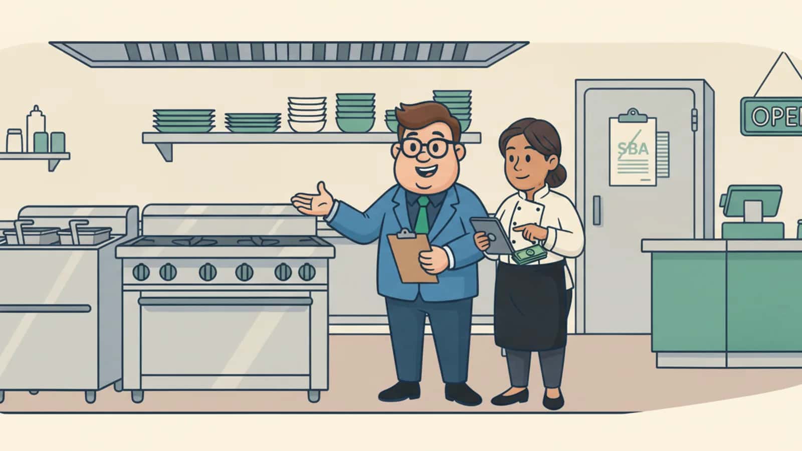 Fred helping a US business owner compare Restaurant Business Loans in the US: Working Capital Solutions for Food Service...