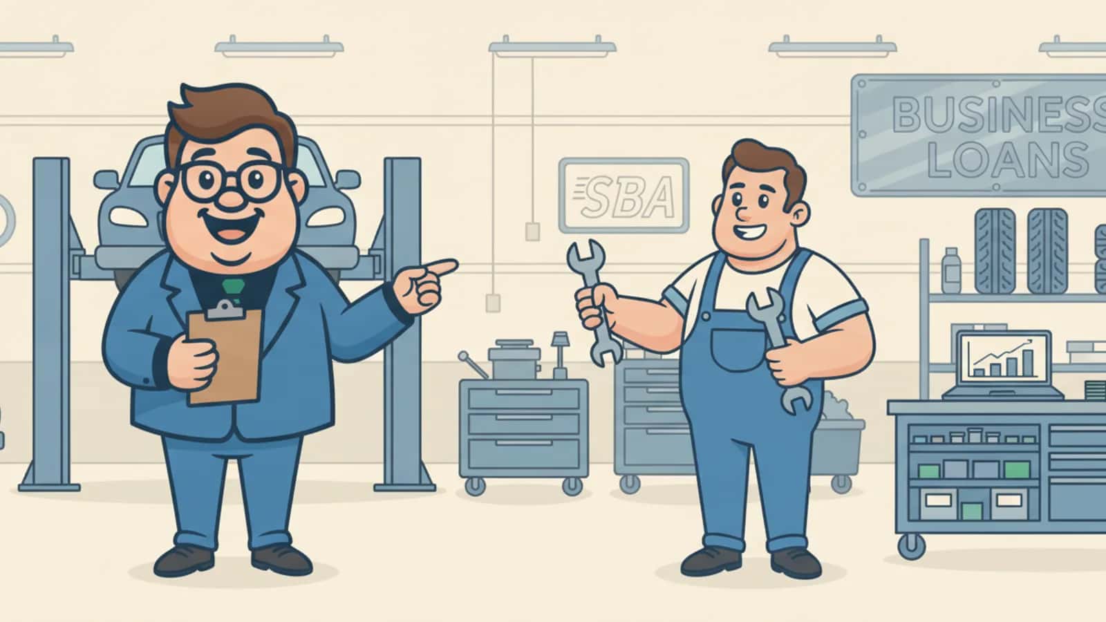 Fred helping a US business owner compare Working Capital Loans for Small Businesses: Costs, Terms and Eligibility